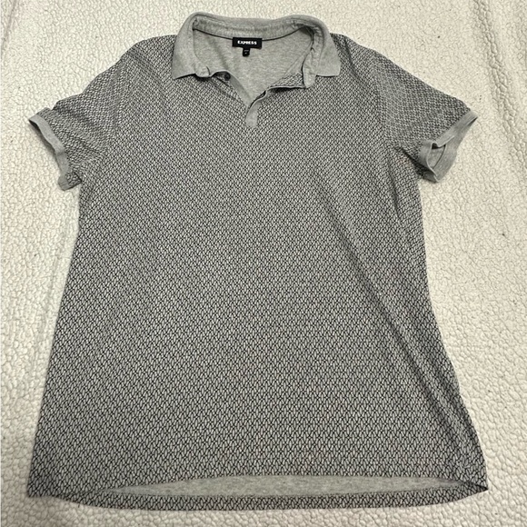 XL Express Gray Polo - Picture 1 of 4